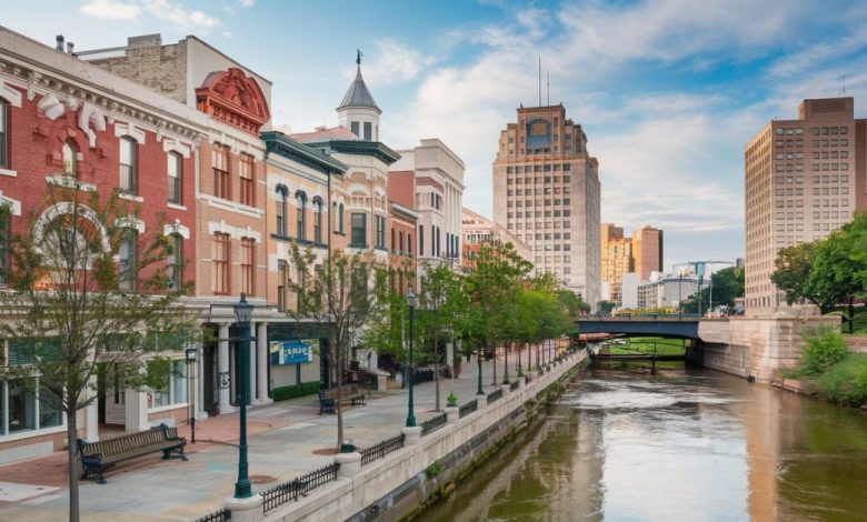 Gay Street and Cumberland River