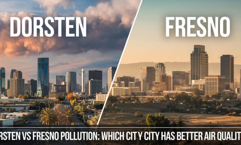 Dorsten vs Fresno Pollution